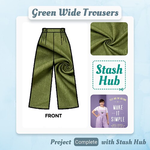 Green Wide Trousers
