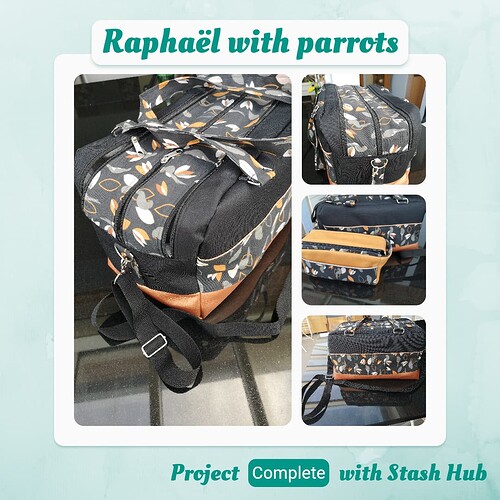 Raphaël with parrots