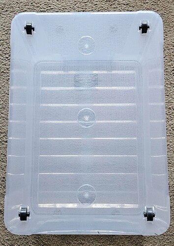 Wheels on Fabric Bins