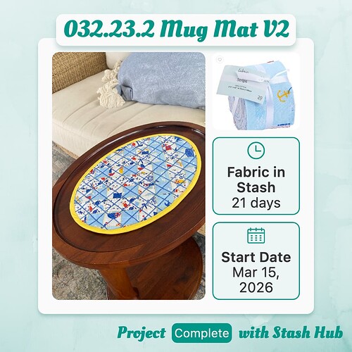 Mug Mats with a nautical theme