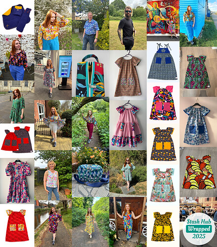 Project collage - Stash Hub Wrapped 2025