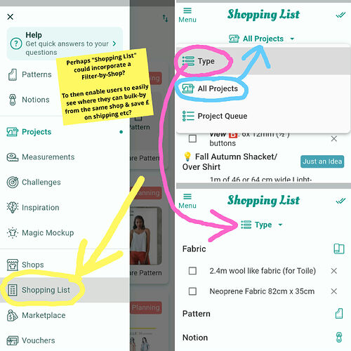 Shopping List - Filter by Shop_20260513
