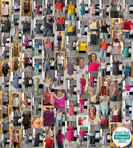 Project collage - Stash Hub Wrapped 2025